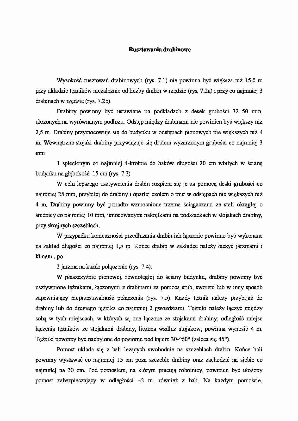 Rusztowania drabinowe - strona 1