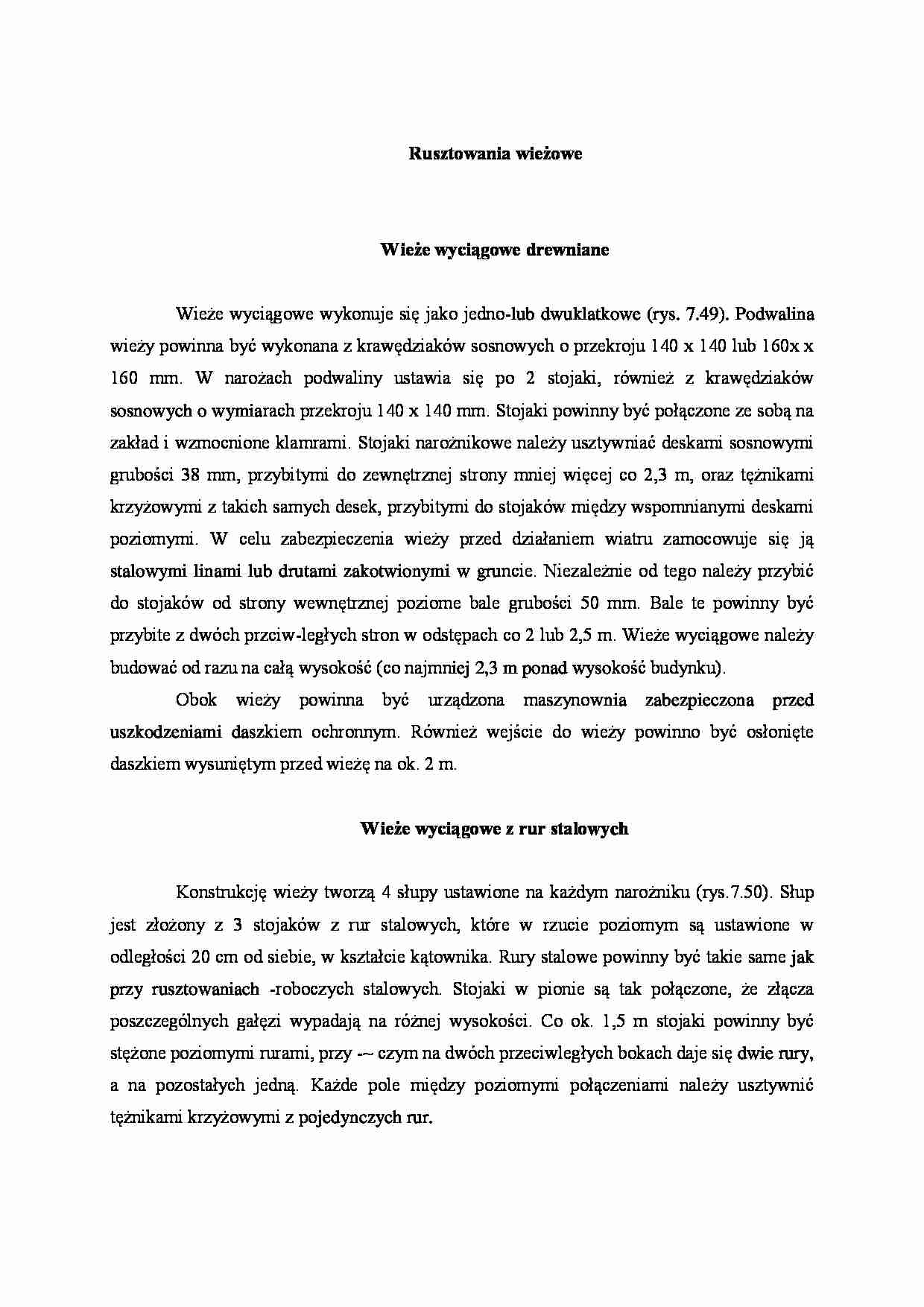 Rusztowania wieżowe - strona 1