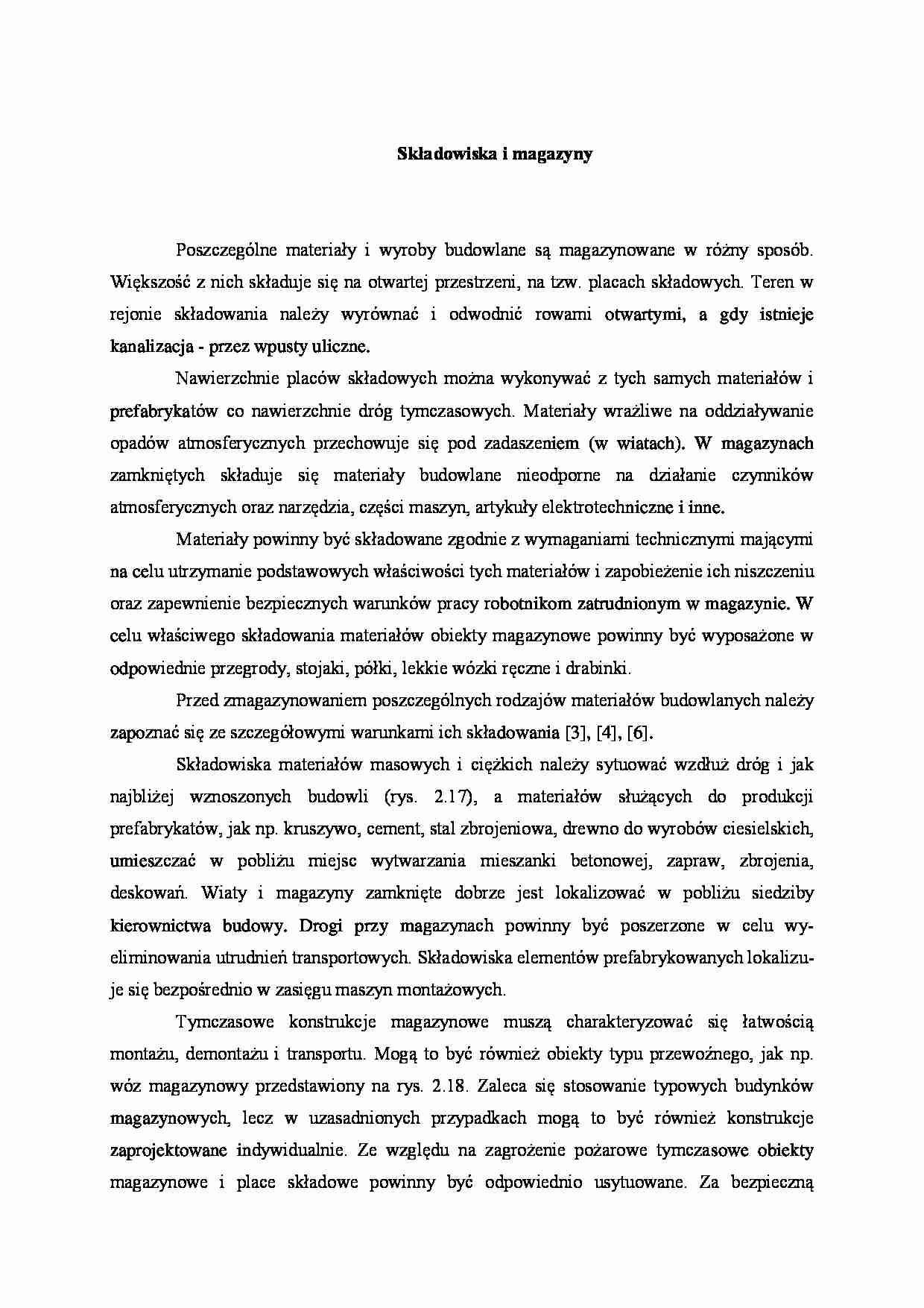 Składowiska i magazyny - strona 1