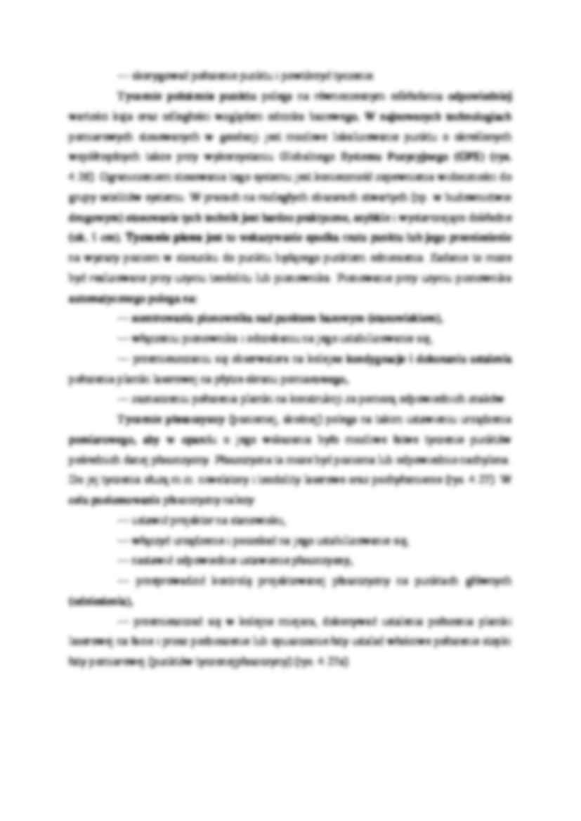 Techniki tyczenia poziomego położenia punktu - strona 2