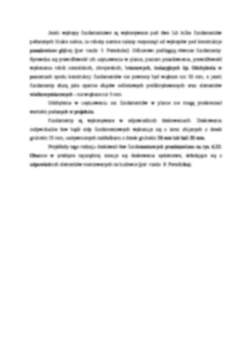 Wykonywanie fundamentów bezpośrednich - strona 2
