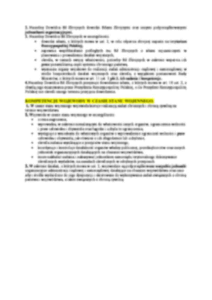 Kompetencje prezydenta w czasie stanu wojennego - omówienie - strona 2