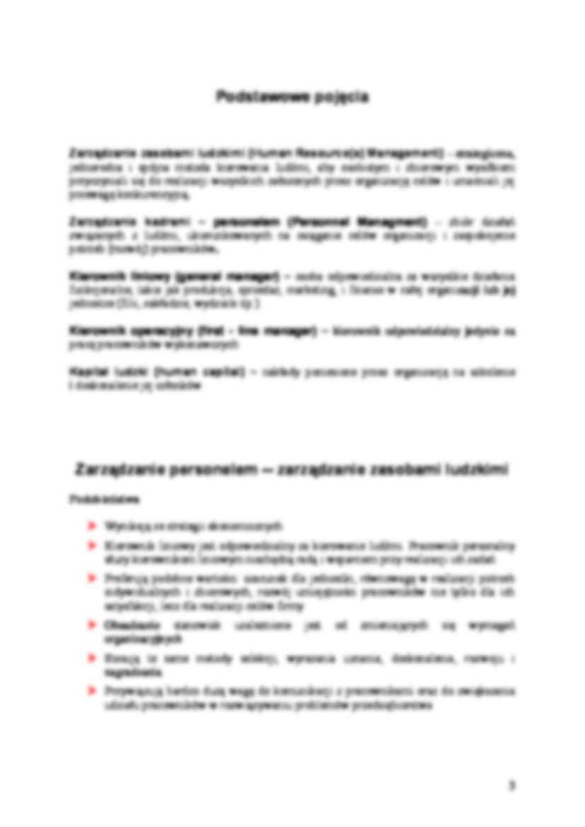 Zarzadzanie kadrami i konspekt - strona 3