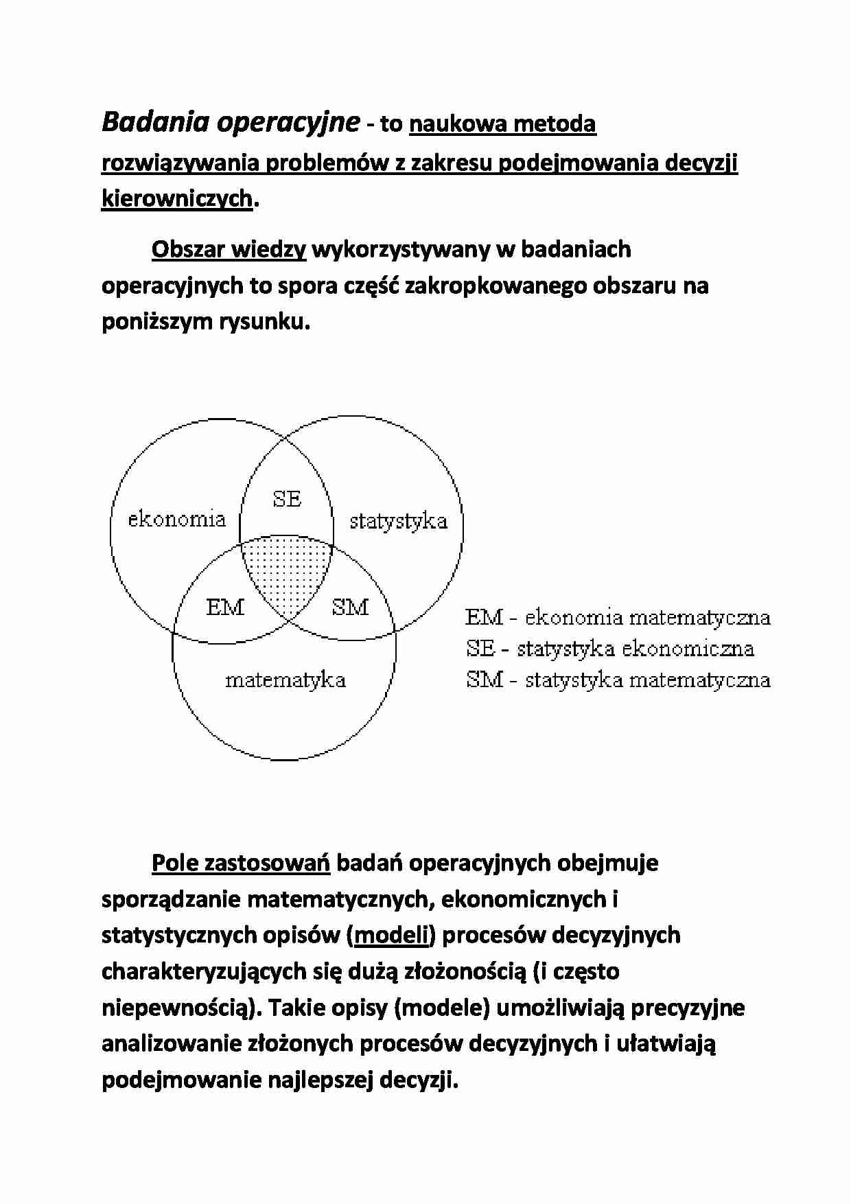 Elementy teorii decyzji - strona 1