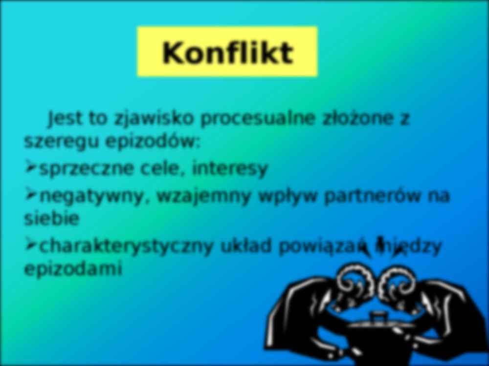 Konflikty w  organizacji - prezentacja - strona 2