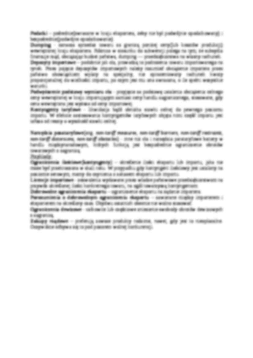 Instrumenty zagranicznej polityki ekonomicznej- opracowanie - strona 3