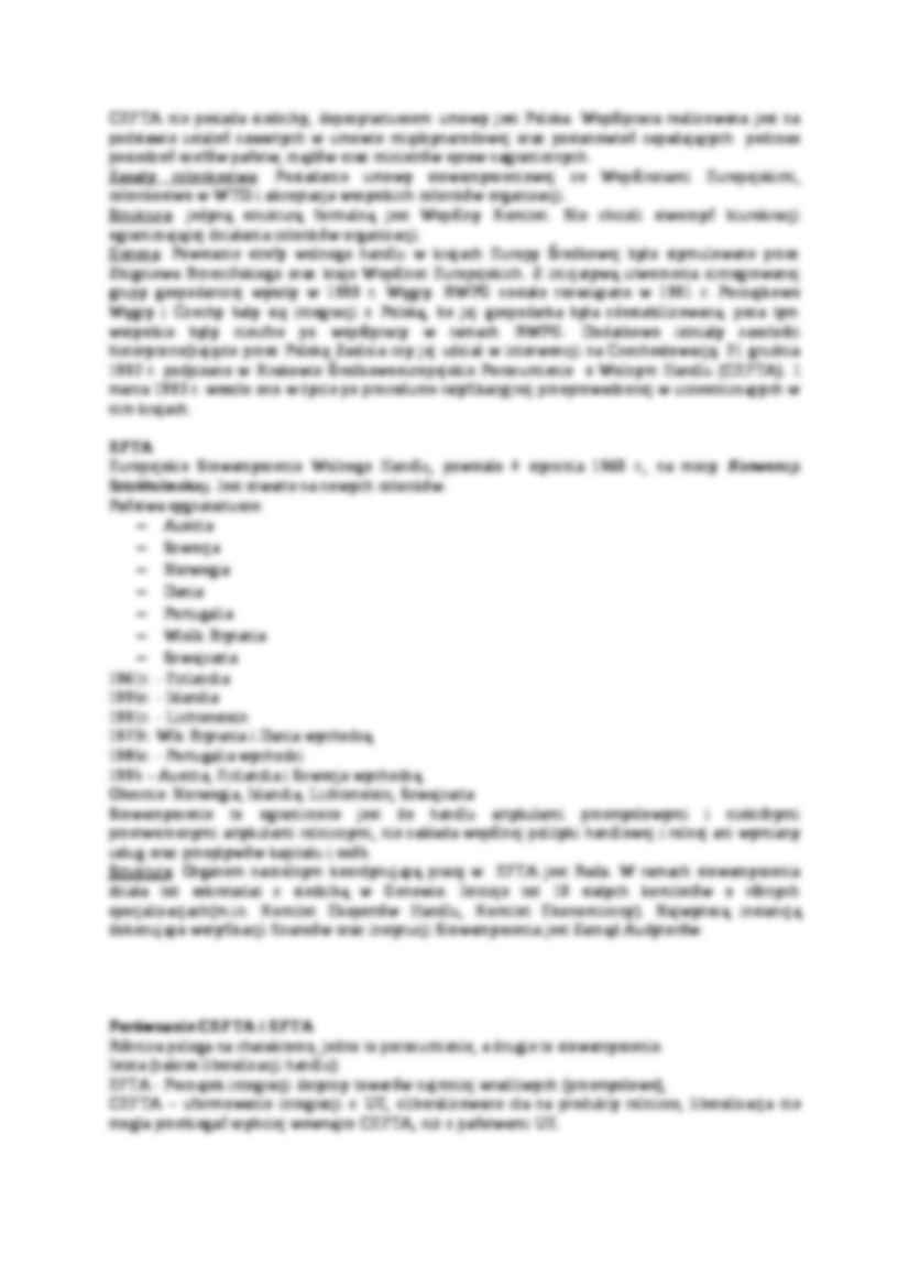 Wybrane ugrupowania integracyjne w Europie- opracowanie - strona 2