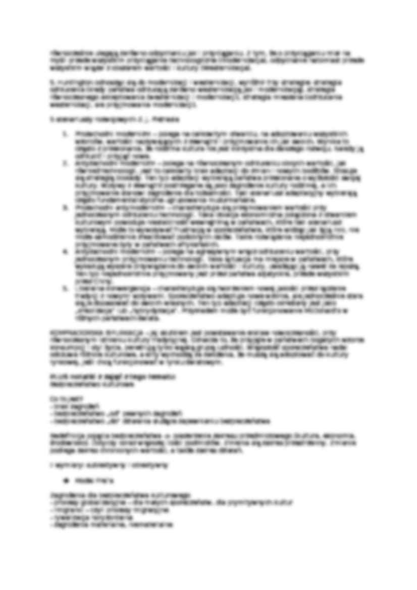 Globalizacja a kultura- opracowanie - strona 3