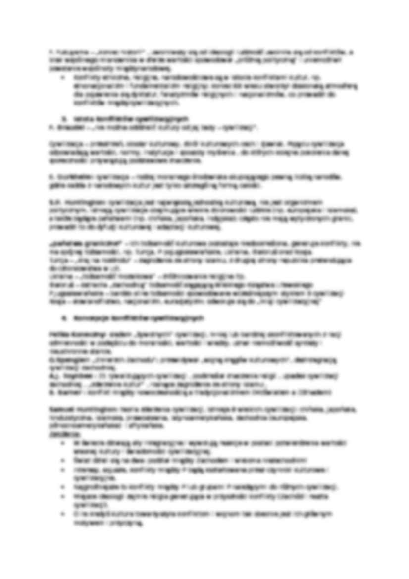 Kultura i zjawiska dezintegracji i konfliktu- opracowanie - strona 2