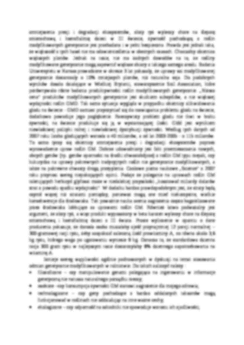 Żywność modyfikowana genetycznie - strona 3