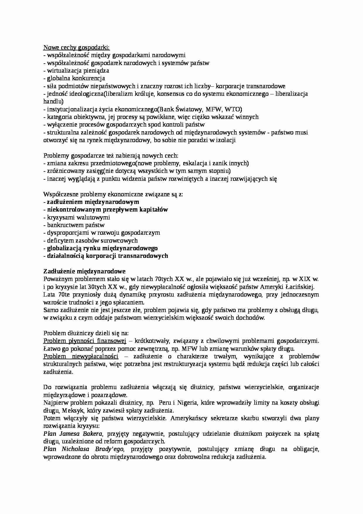 Ewolucja gospodarki- opracowanie - strona 1