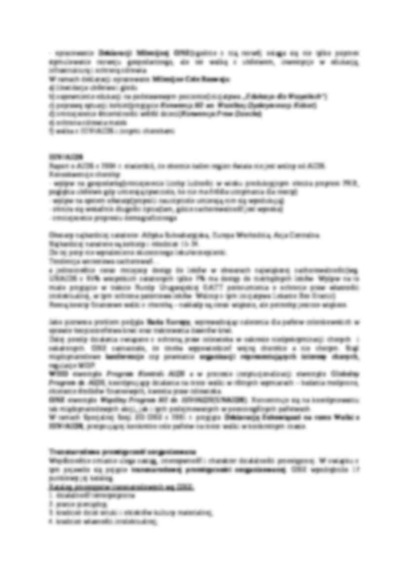 Międzynarodowe problemy społeczne- opracowanie - strona 2