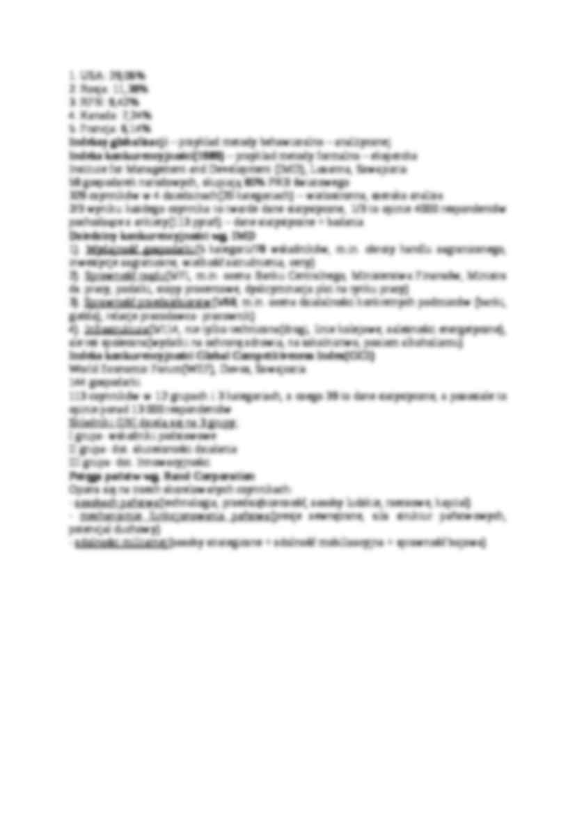 Gospodarcza pozycja państw- opracowanie - strona 3