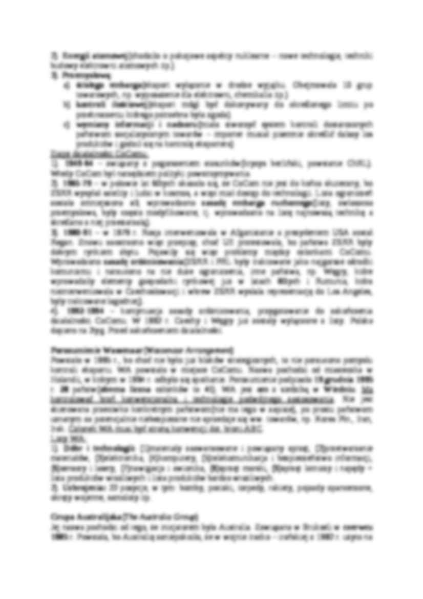 Kontrola eksportu towarów strategicznych- opracowanie - strona 2