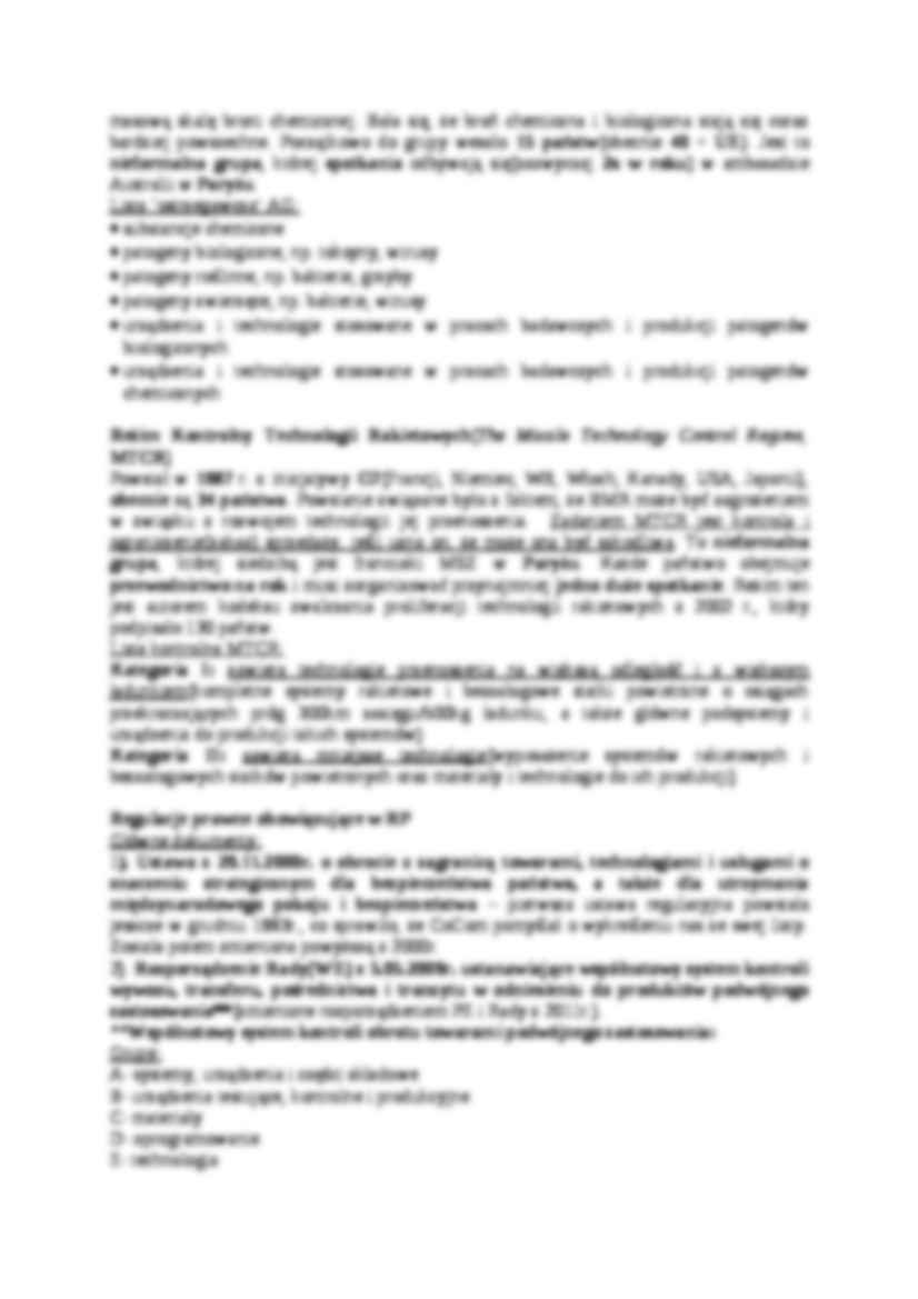 Kontrola eksportu towarów strategicznych- opracowanie - strona 3