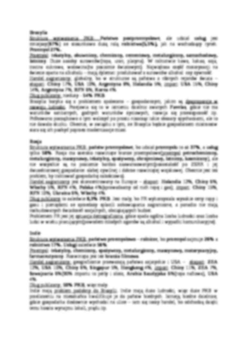Najpotężniejsze gospodarki świata- opracowanie - strona 3