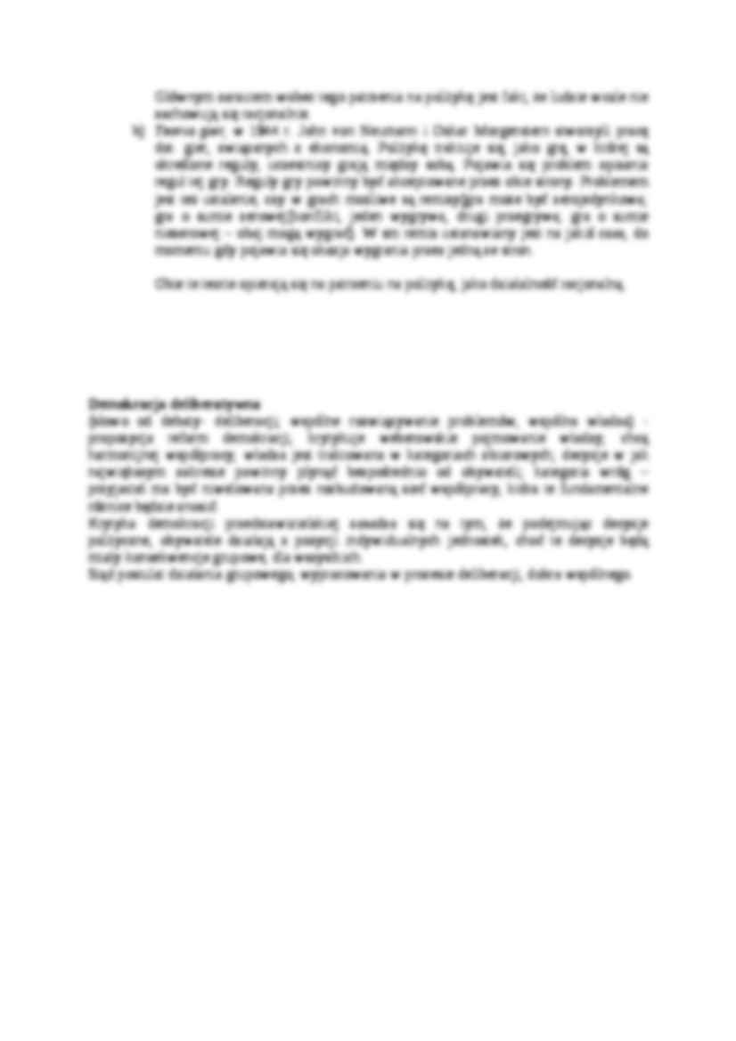 Teorie polityki - racjonalna, instytucjonalna, konsensualna - strona 2