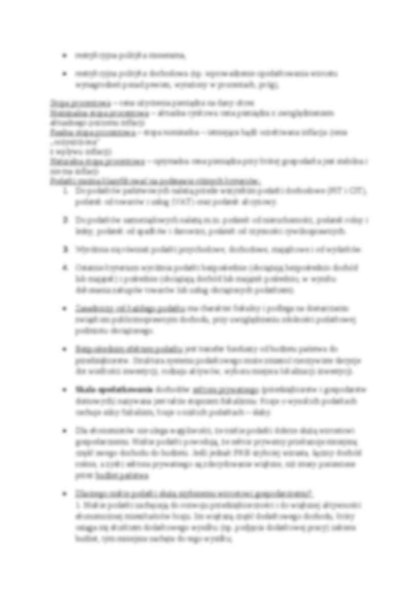 Inflacja, stopy procentowe, podatki a wzrost PKB - strona 2