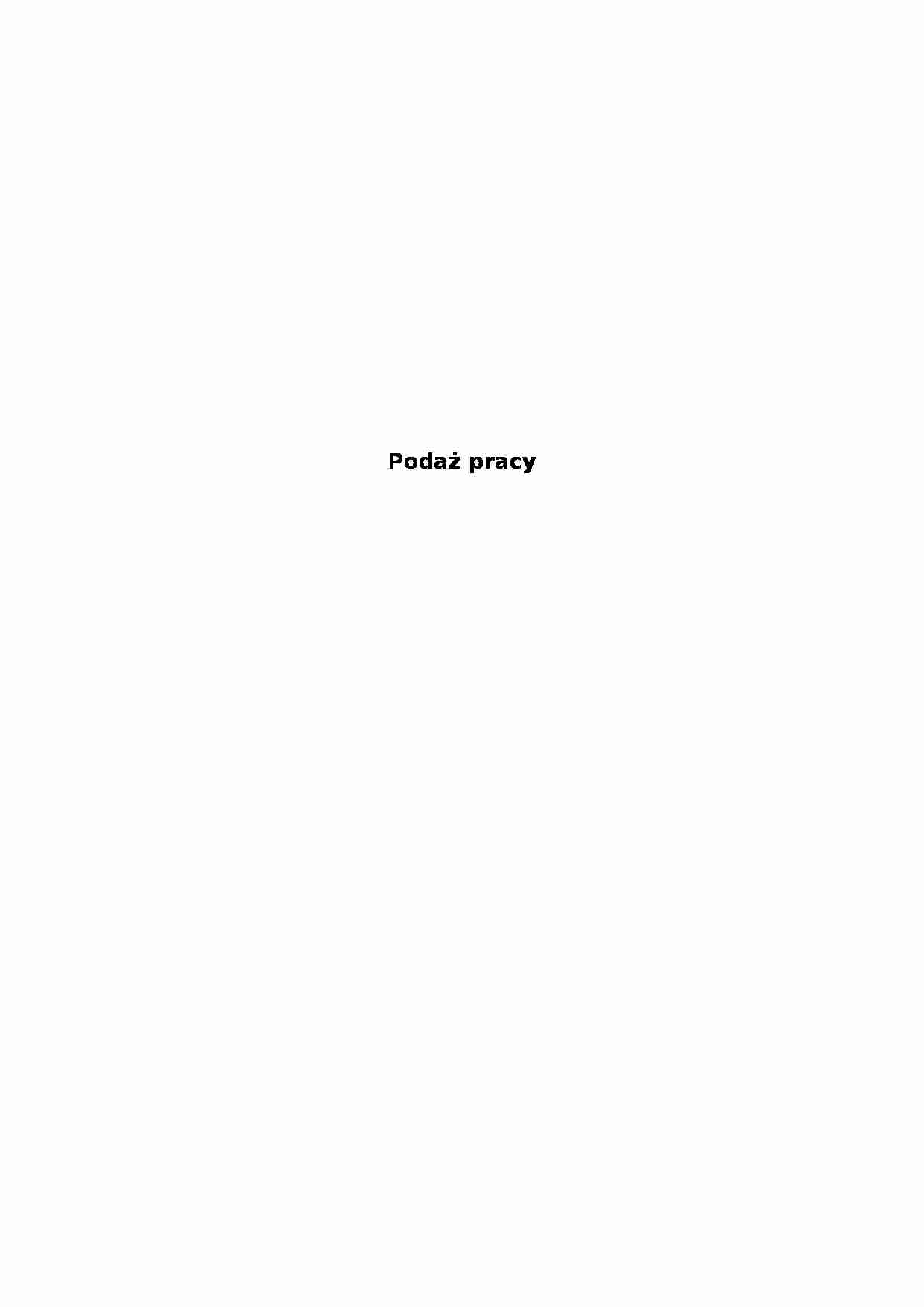 Podaż pracy - strona 1