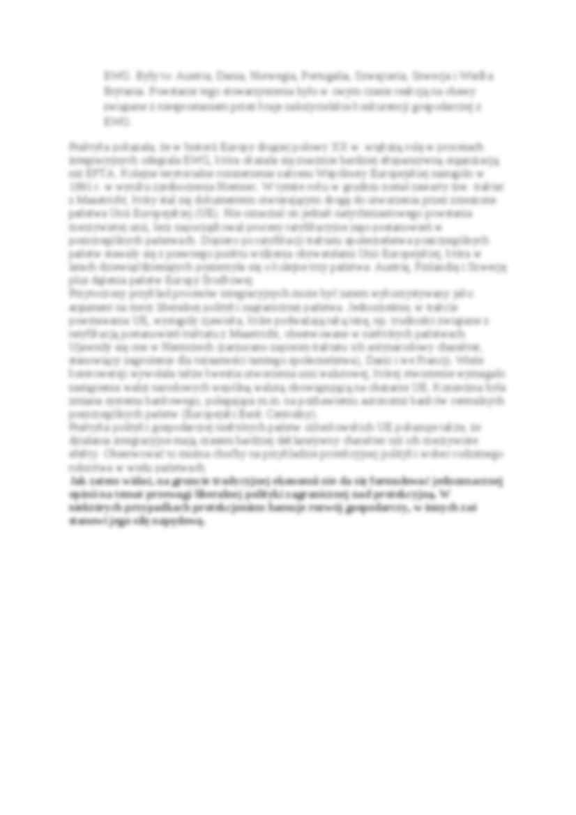 Zagraniczna polityka gospodarcza - rodzaje i instrumenty - strona 3