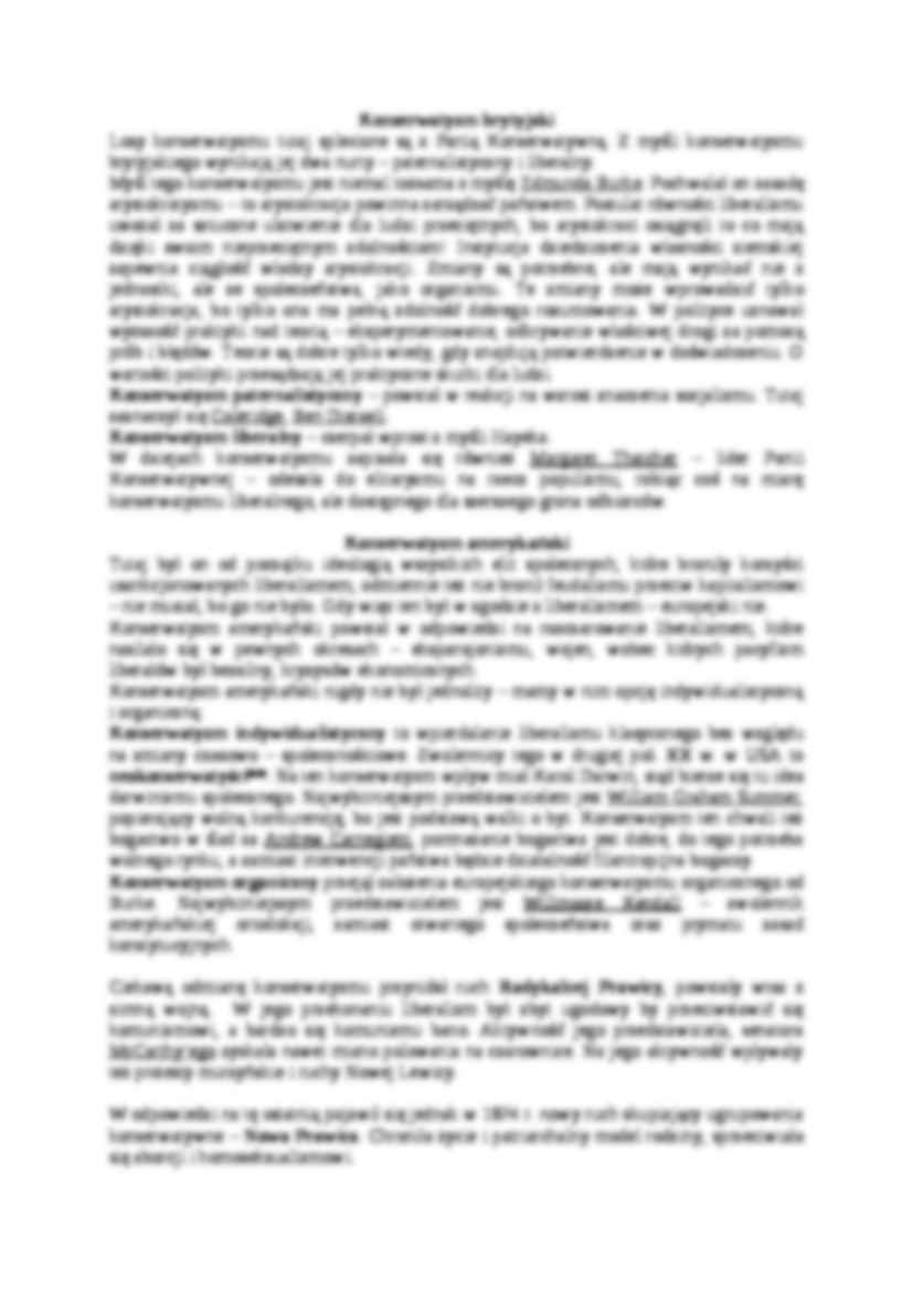 Konserwatyzm- opracowanie - strona 2