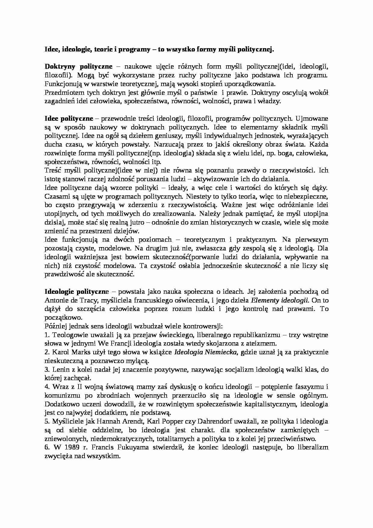 Pojęcia ogólne- opracowanie - strona 1