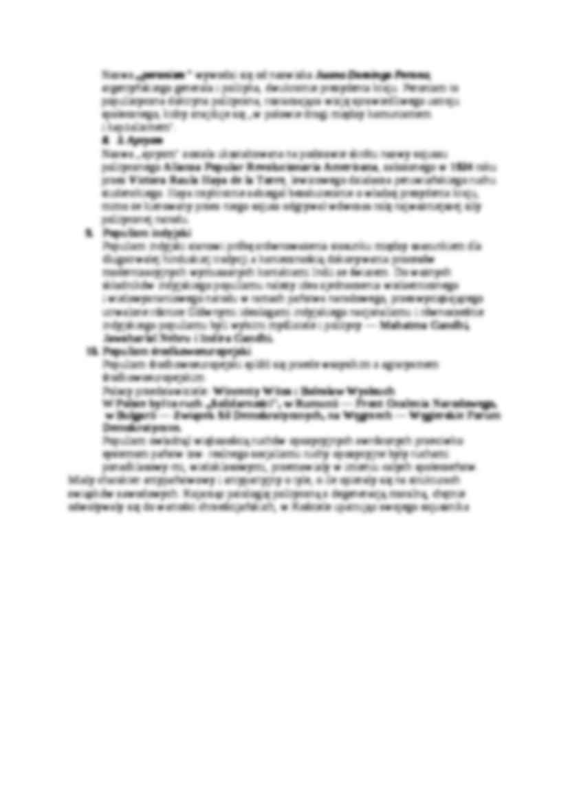 Populizm i jego nurty- opracowanie - strona 3