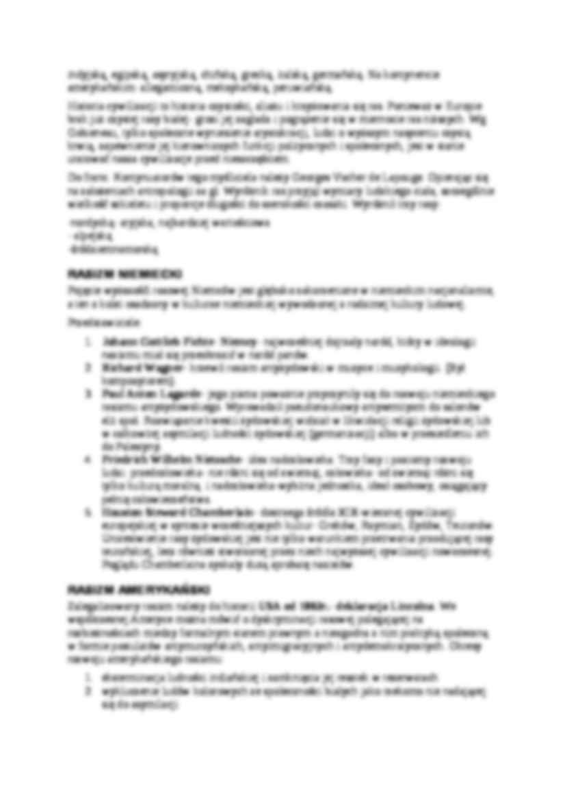 Rasizm- doktryna i twórcy - strona 2