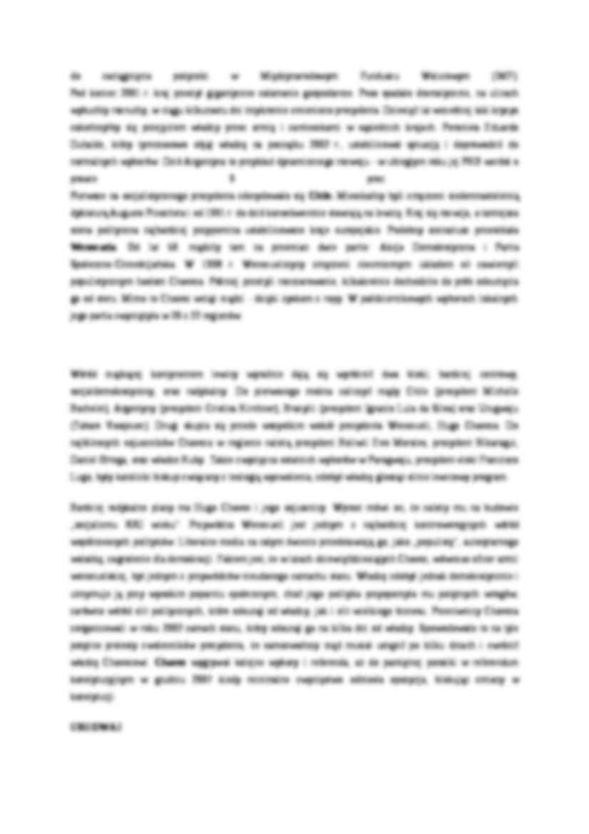 Demokratyzacja państw ameryki północnej i południowej na przełomie xx i xxi wieku - strona 3