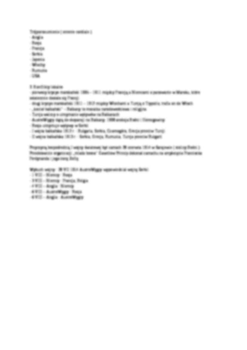 Geneza I wojny światowej-  - strona 2