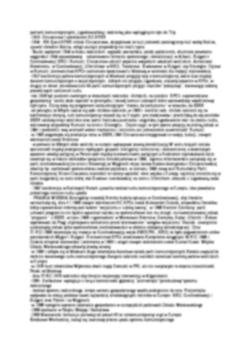 Integracja komunistyczna w Europie- opracowanie - strona 2