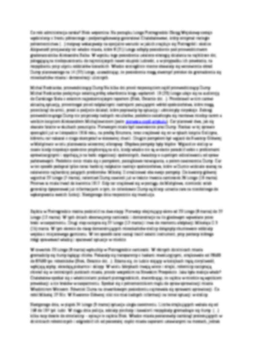 Kryzys i upadek imperium rosyjskiego w 1917 roku - strona 2