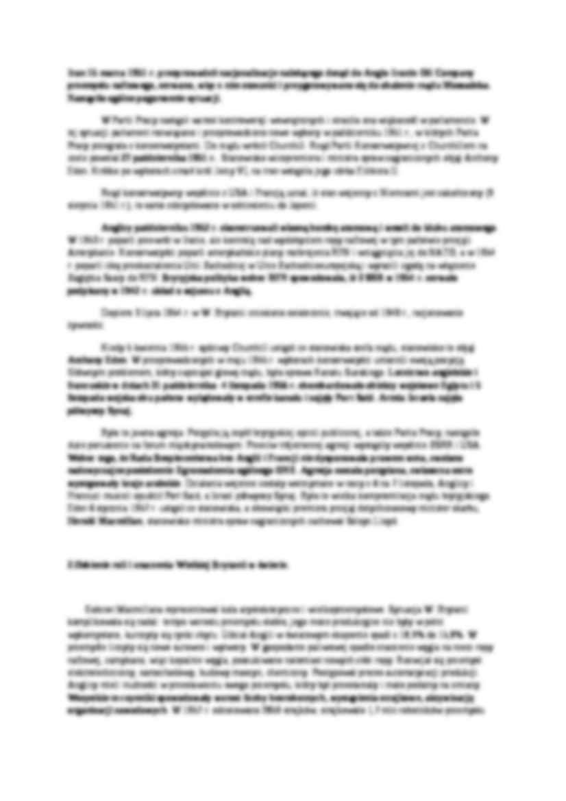 Polityka zagraniczna Wielkiej Brytanii- opracowanie - strona 2