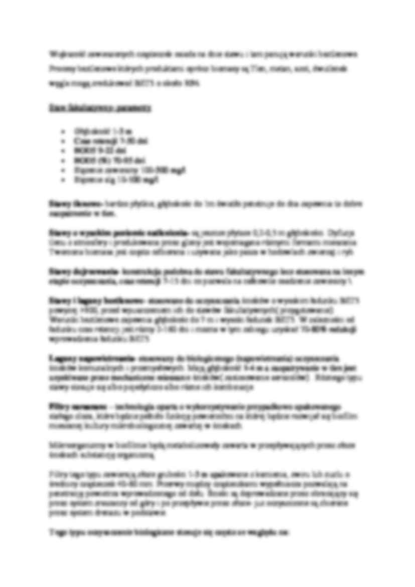 Oczyszczanie ścieków - wykład - Aktywność mikrobiologiczna  - strona 2