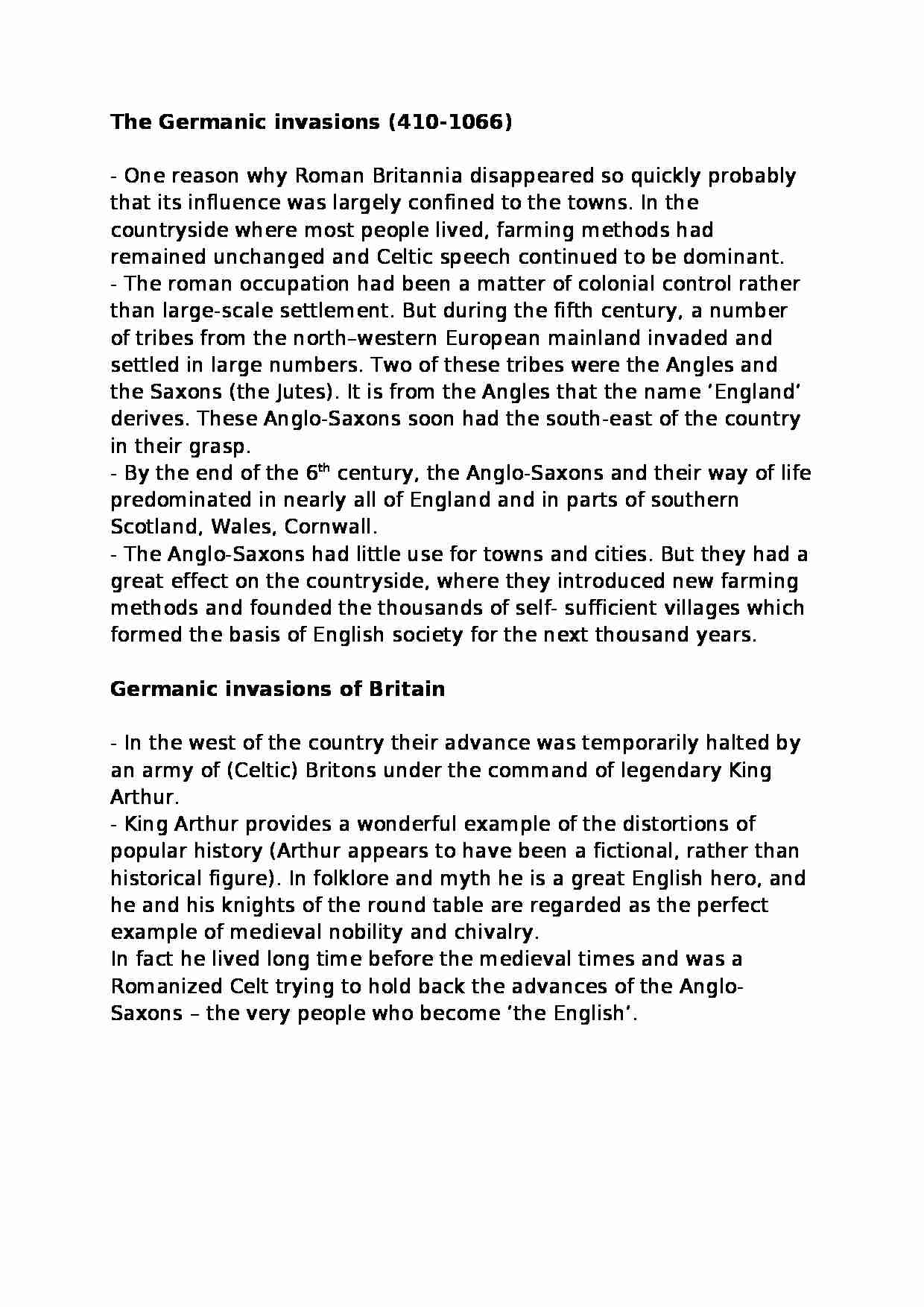 The Germanic invasions - strona 1