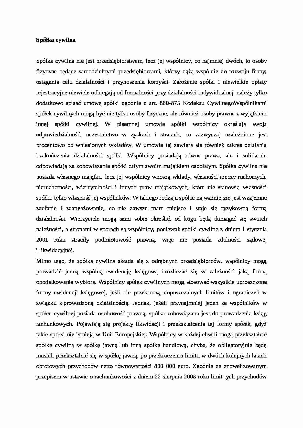 spółki - strona 1