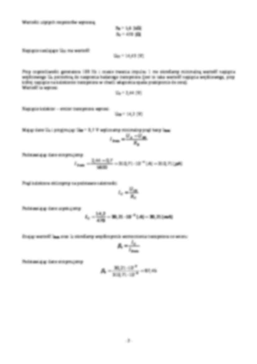 Wykład - praca impulsowa tranzystora bipolarnego - strona 2