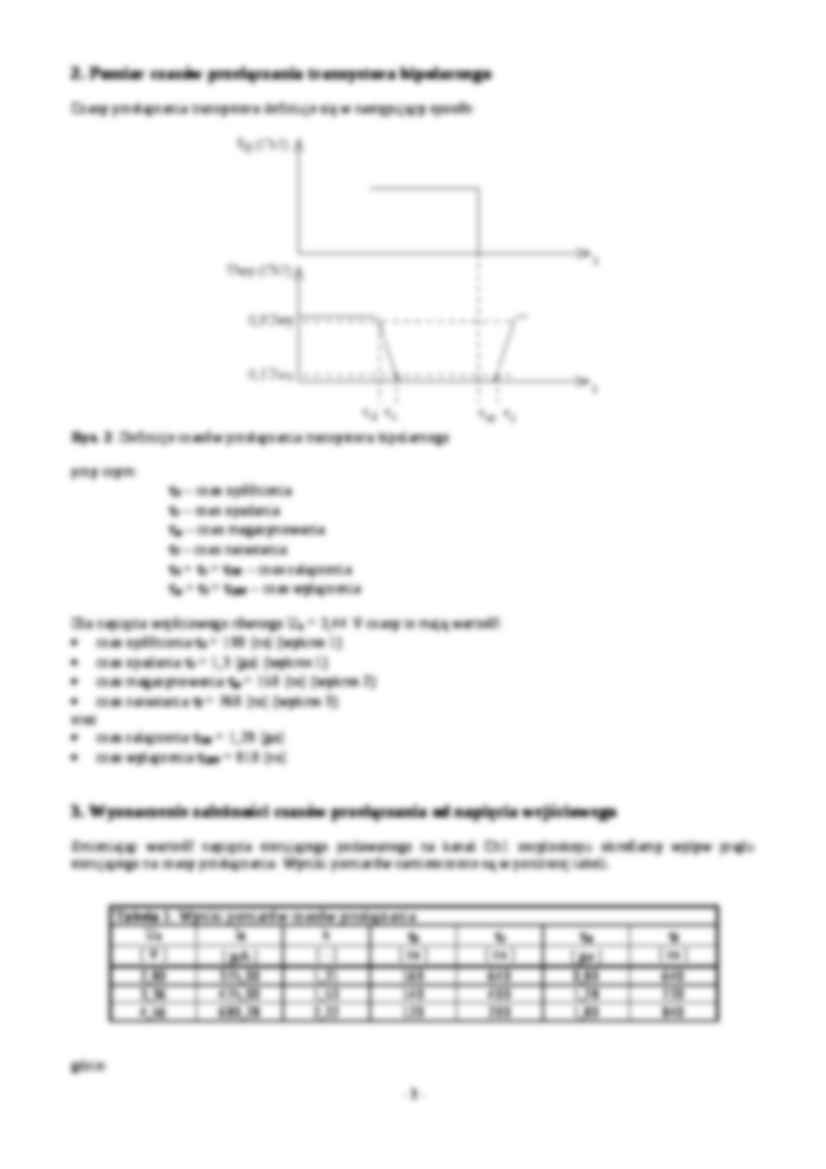 Wykład - praca impulsowa tranzystora bipolarnego - strona 3