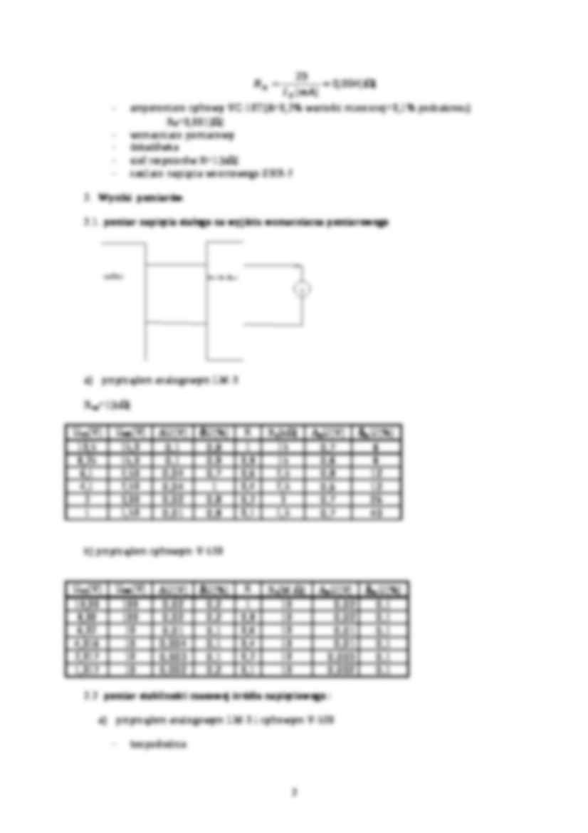 Pomiar prądu i napięcia stałego - wykład - strona 2