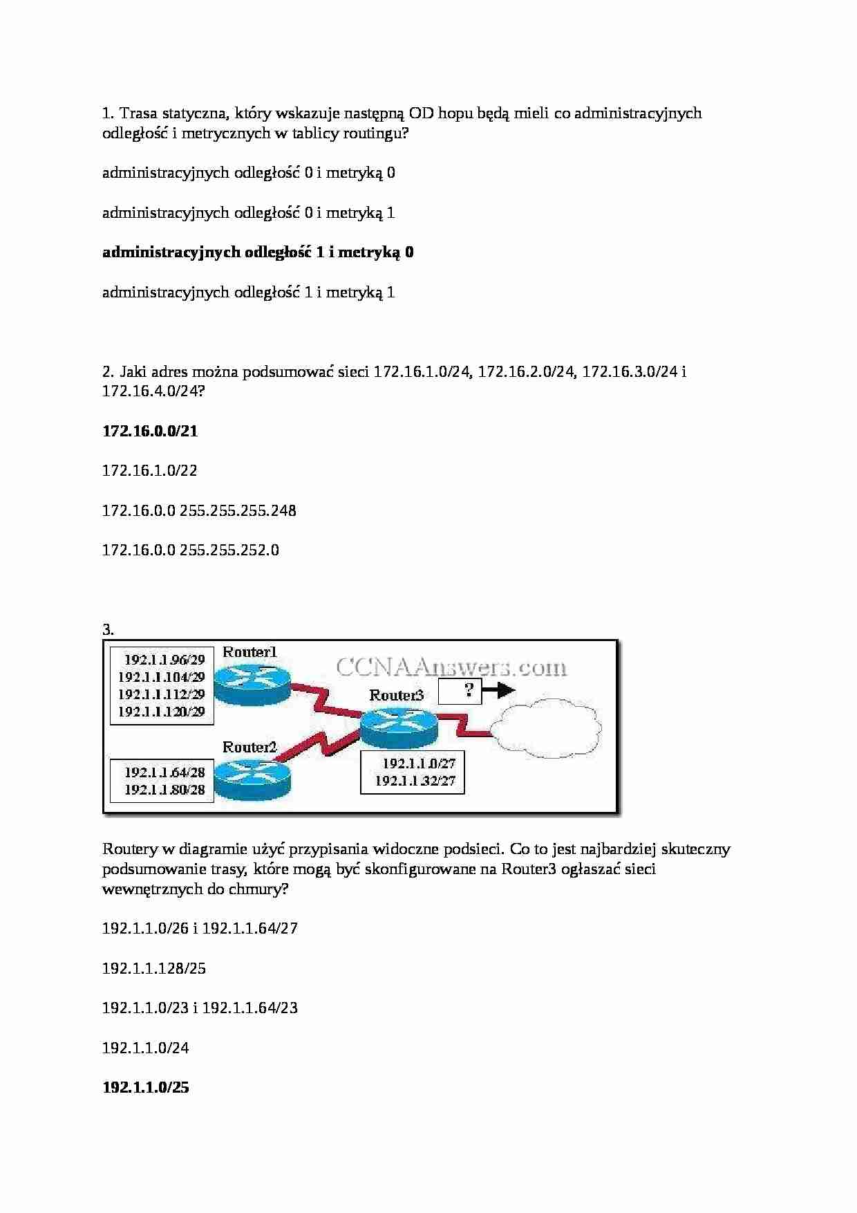 Multimedia i sieci komputerowe - pytania na egzamin - strona 1