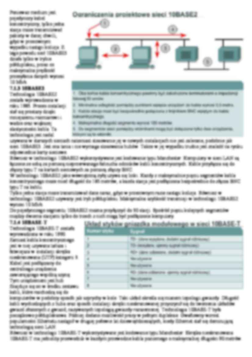 Technologie używane w sieciach - wykład - strona 3
