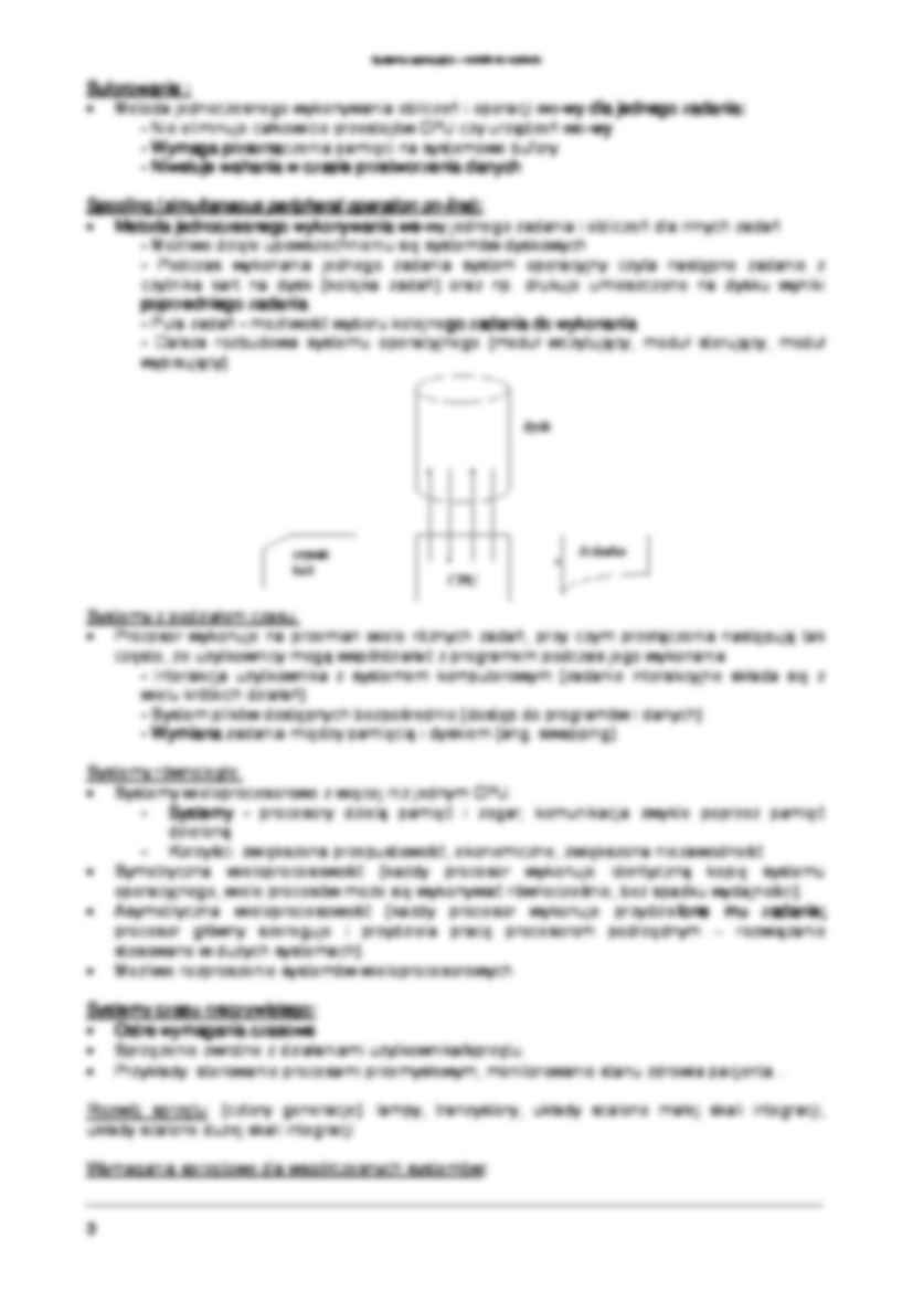 Opracowanie - system operacyjny i jego składowe - strona 3