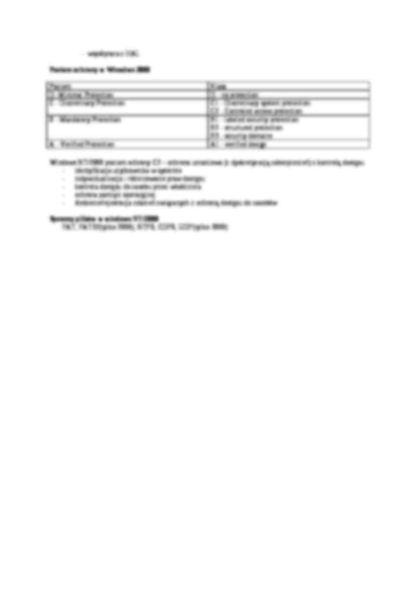 Wykład - podstawowe cechy microsoft windows 2000 - strona 3