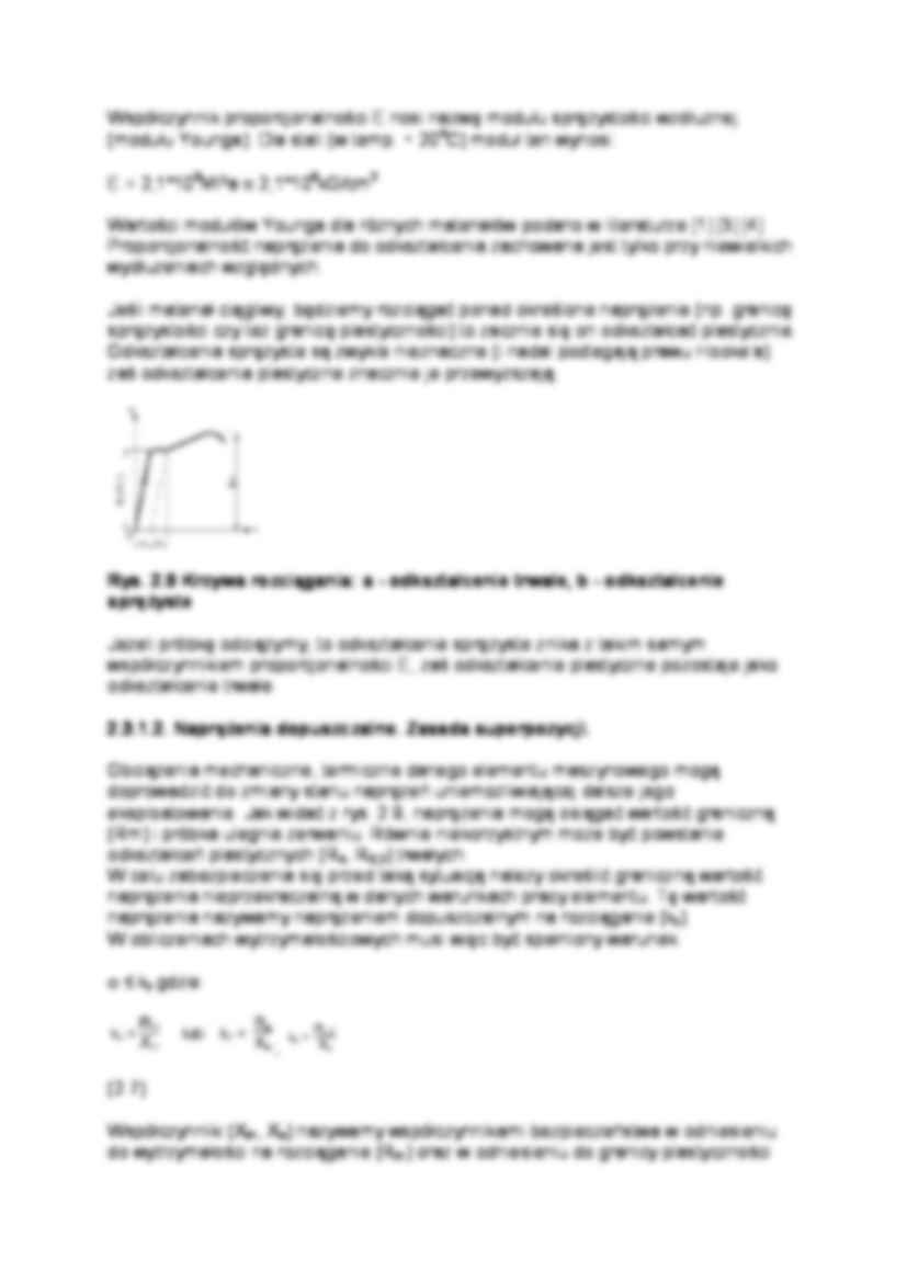 Wytrzymałość prosta - wykład - strona 2