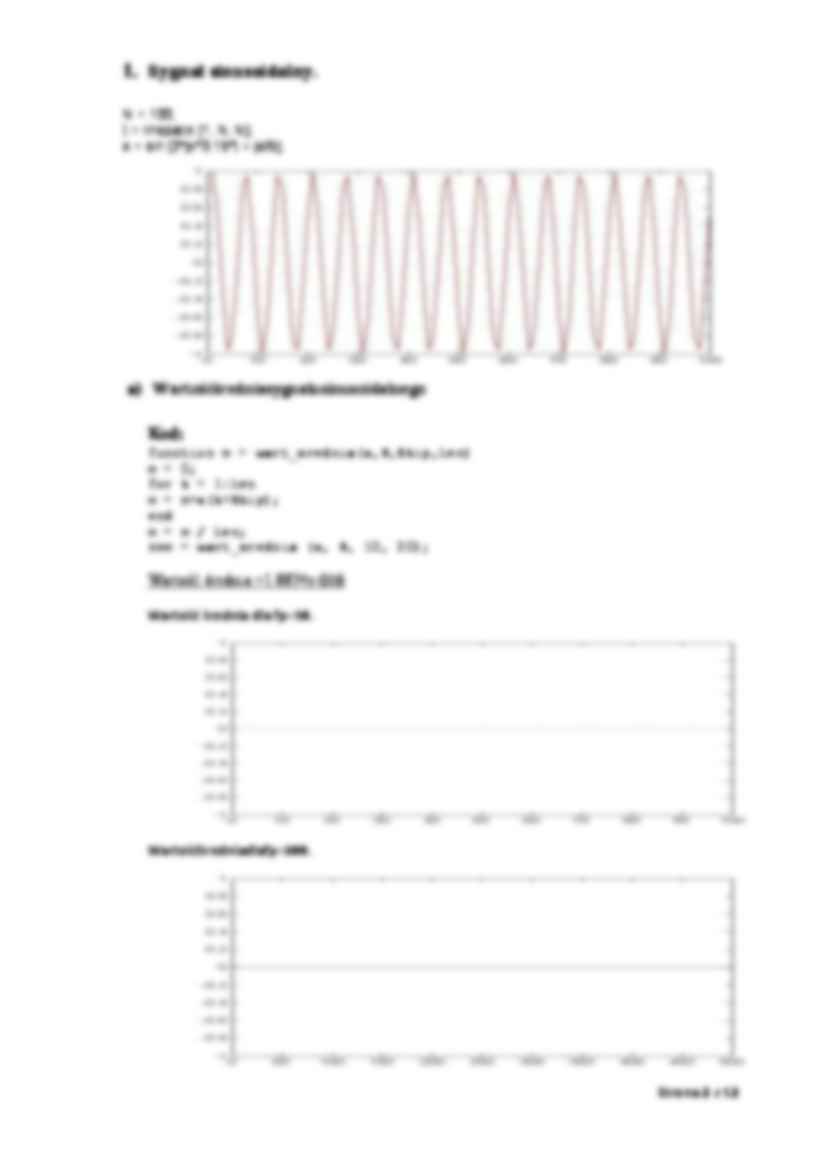 Średnia i wariancja sygnału - sprawozdanie - strona 2
