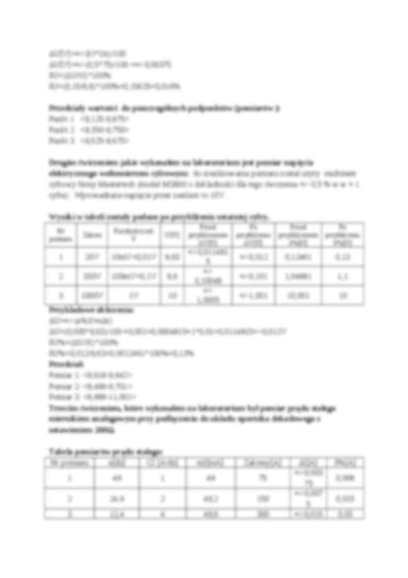 Narzędzia pomiarowe - sprawozdanie - strona 3