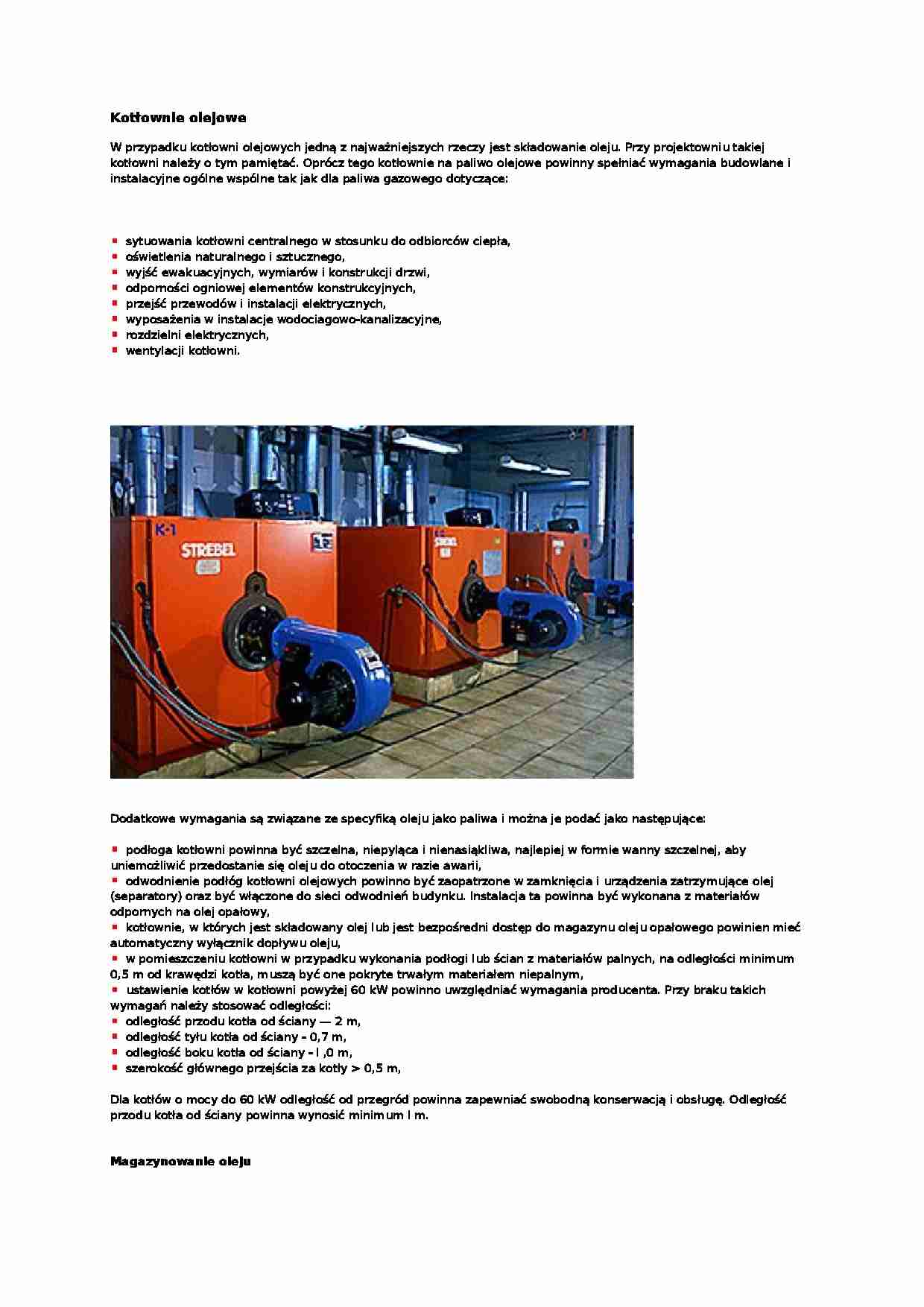 Kotłownie olejowe - wykład - strona 1
