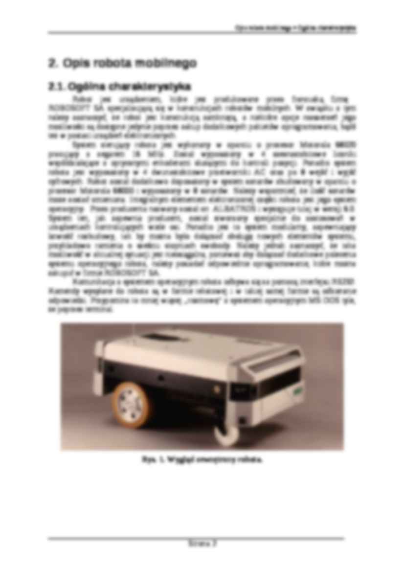 Robot mobilny Robutera - wykład - strona 2