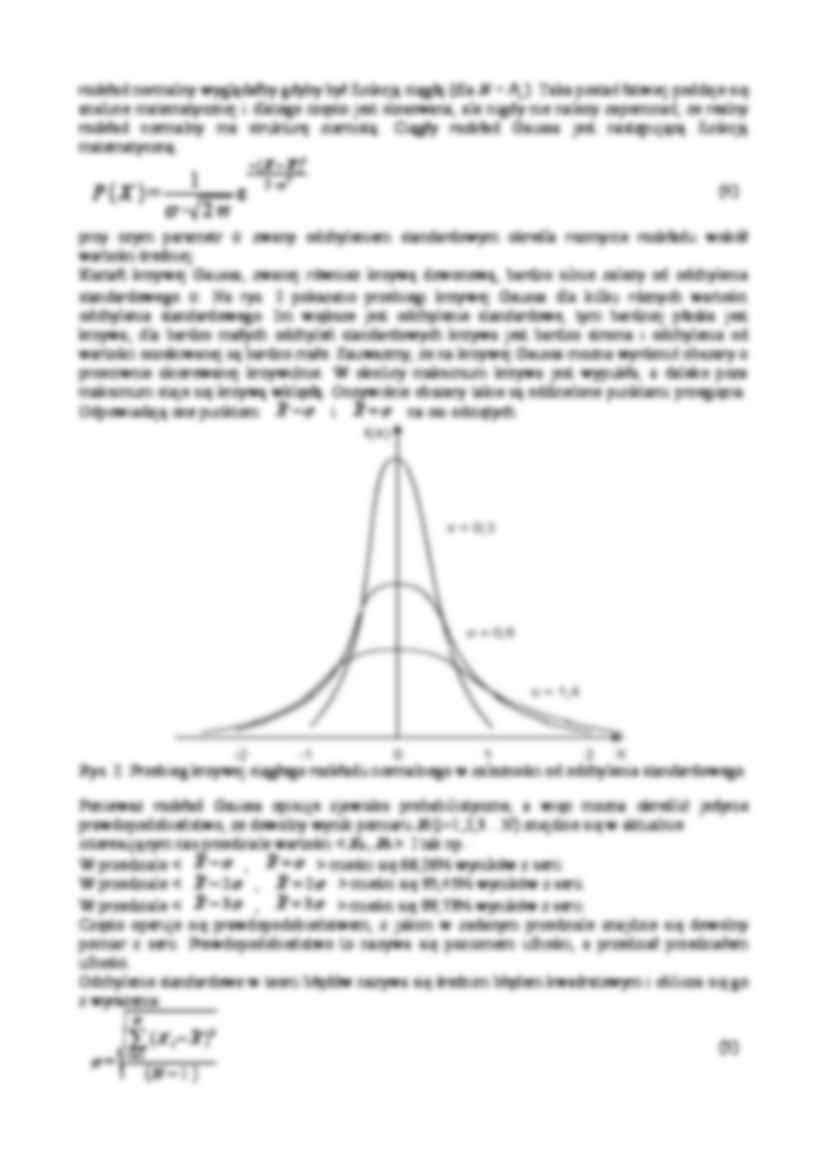 Elementy teorii błędów pomiaru - wykład - strona 3