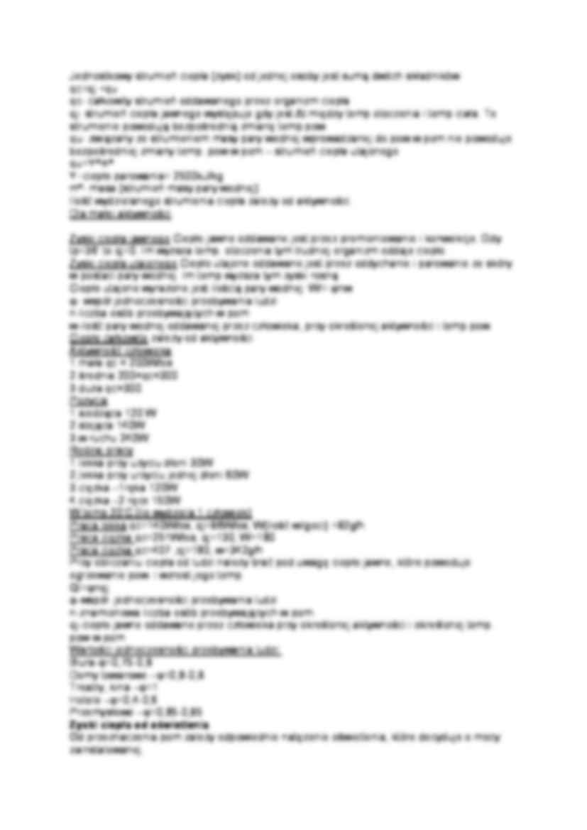 Bilans cieplny pomieszczenia - wykład - strona 2